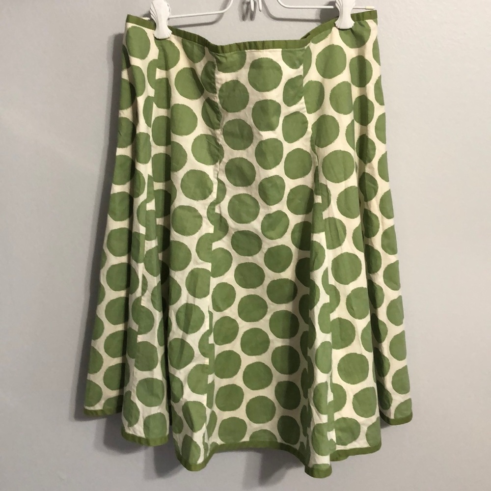 Boden Polka Dot Knee Length Skirt US 10/EUR 14